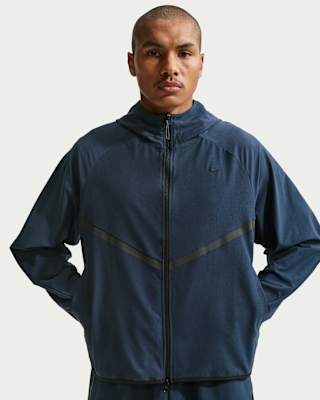 Nike Tech Men's Shori-Knit Full-Zip Windrunner Jacket. Nike SI